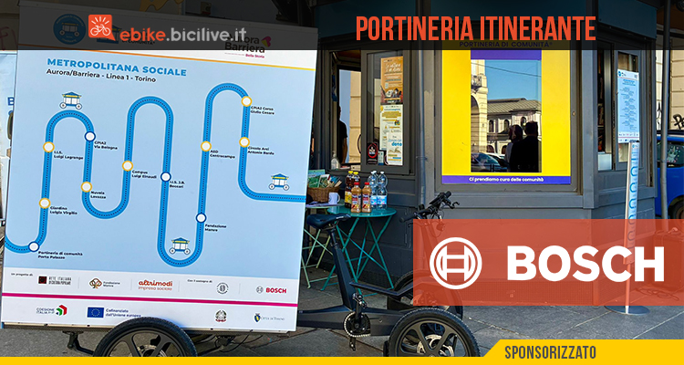 Una cargo eBike per portare servizi nei quartieri: il progetto della “Portineria di comunità itinerante”